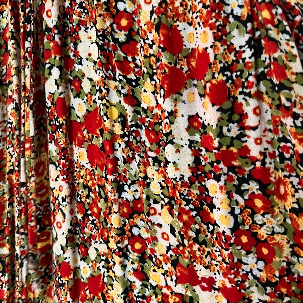 Artisan NY +Anthro Floral Halter Maxi Dress with Bow Tie Neck – Size 2 - Picture 5 of 8